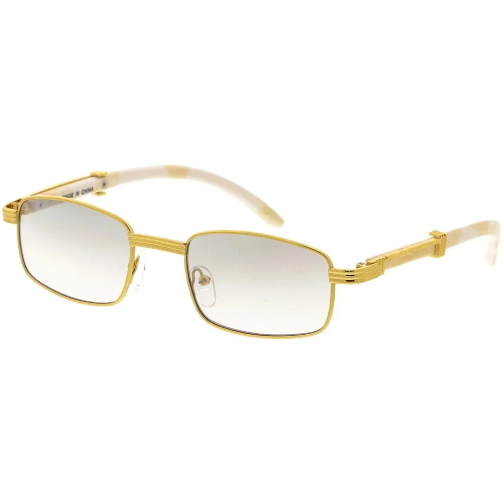Women Vintage Sunglasses Retro Fashion Outfit Daily Wear Clear Tinted Lens Gafas